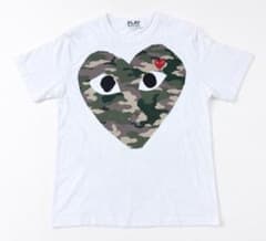 PLAY COMME des GARCONS 迷彩ハート Tシャツ L - メルカリ
