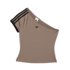 adidas ワンショルダー トップス ブラウンのサムネイル
