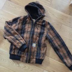Carhartt フード付きチェックジャケット Mのサムネイル