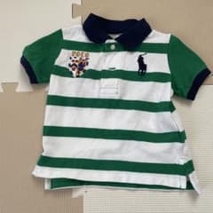 Ralph Lauren ポロシャツ 12M 80センチ　ストライプのサムネイル