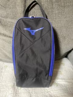 Mizuno 野球用バッグ 黒/青 シューズ入れのサムネイル