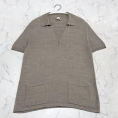 【美品 希少】エルメス サマーニット ヴァルーズ ゴルチエ期 36 S～M相当 希少美品 エルメス ゴルチエ期名作 ヴァルーズ サマーニットポロシャツ