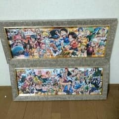 ５児のままさん専用。ワンピースの完成品パズル２セット。のサムネイル