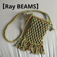 【Ray BEAMS】 フリンジショルダーバッグ　スマホショルダー　ネオンカラーのサムネイル