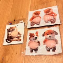 캐릭터 인감 스티커 3종 세트 배 씰