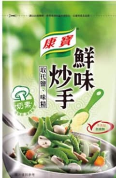 《康寶（台湾クノール）》鮮味炒手素食（旨味調味料-椎茸出汁）ベジタリアン用二つのサムネイル