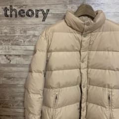 【シンプル】theory セオリー　ダウンジャケット　ショートダウン　ベージュのサムネイル
