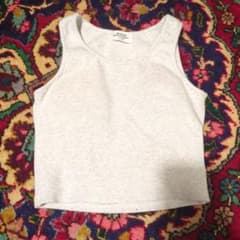 グレー　カップ付きタンクトップのサムネイル