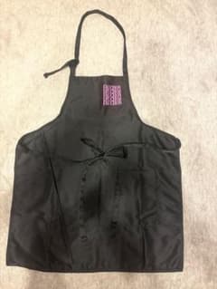 FAUCHON 黒 エプロン ロゴ入りのサムネイル