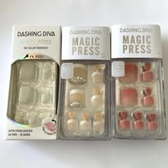 DASHING DIVA magic press 페디큐어 3점 세트