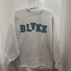 BLVKE ロゴ スウェット トレーナー グレーのサムネイル
