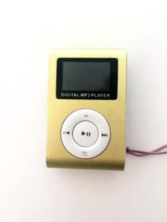 ミニMP3プレーヤー イエローグリーン 音楽プレイヤーのサムネイル