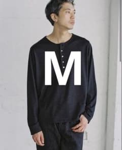 試着のみLIDNM Wool Jersey Henley L/S Tee M 試着のみLIDNM Wool Jersey Henley L/S Tee M - メルカリ