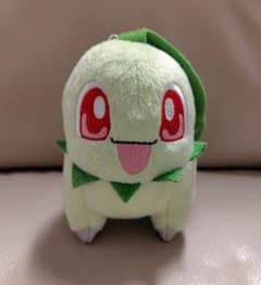 pocket Monster Round and chubby stuffed animal Chikorita Diamond & Pearl
