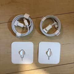 iPhone 純正 充電器 Lightningケーブル 2個セット おまけ付きのサムネイル