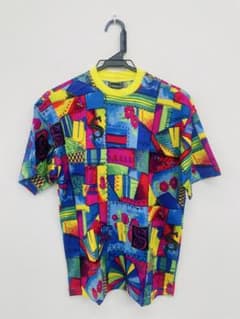 VERSACE JEANS COUTURE Tシャツ ど派手　マルチカラーのサムネイル