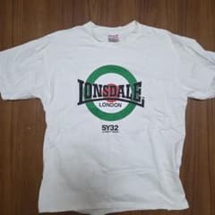【着用数回】LONSDALE LONDON MODSターゲットTシャツ 白Mのサムネイル