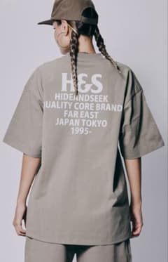 XL HideandSeek　Original H&S L/S Tee　木村拓哉 26SS HIDEANDSEEK H&S S/S Tee ベージュ L キムタク - メルカリ