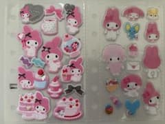 マイメロ マシュマロシール プラスチックシールのサムネイル