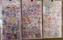 ボンボンドロップシール　キティ　マイメロ　カービー　【3枚セット】のサムネイル
