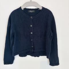 COMME CA ISM カーディガン 110A ネイビーのサムネイル