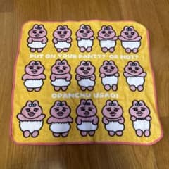 おぱんちゅうさぎ ミニタオル ハンカチのサムネイル