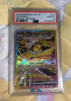 PSA10】サンダースex SAR テラスタルフェス 209/190 - メルカリ