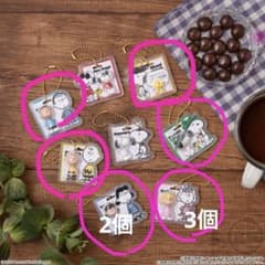 PEANUTS SNOOPYパッケージチャーム 9点セットのサムネイル