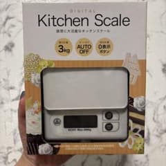 デジタルキッチンスケール 3kg EC201WHのサムネイル