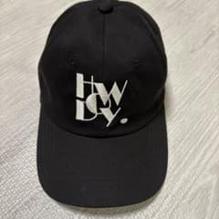 値下げ！HOWDY. キャップ ブラック コットン100%のサムネイル