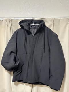 ピ*ロ様 ZARA メンズ フード付きナイロンジャケット ブラック (新品同様ののサムネイル
