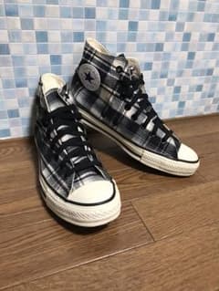 コンバースオールスター【CONVERSE】ハイカットスニーカー チェック柄 レアのサムネイル