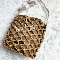 新品✨ BARNEYS NEW YORK メッシュ 巾着 ショルダーバッグ - メルカリ