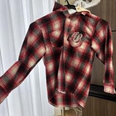 GOTCHA キッズ 長袖 チェックシャツ フード付き 130のサムネイル