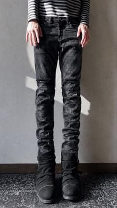 00s archive FUGA ダメージ デニムパンツ フレア 金糸 Y2K 00s archive damage jeans FUGA - メルカリ