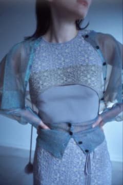 A CCORDION LINKS ORIENTAL PATTERN VESTのサムネイル