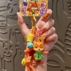 コンプリート6点セット❣️ズートピア ニック・ワイルド キーホルダー ストラップ 大人気❣️ズートピア ニック・ワイルド キーホルダー ストラップ