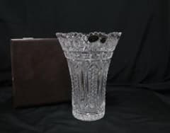 美品 ボヘミア クリスタル 花瓶 花入 共箱 260730−1 - メルカリ