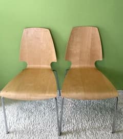 IKEA VILMAR ヴィルマル 2脚セット ダイニングチェア 廃盤 北欧椅子 IKEA VILMAR ヴィルマル ダイニングチェア 2脚セット 廃盤 - メルカリ