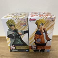 NARUTO 우즈마키 나루토 & 파풍 미나토 피규어 2종 세트 신품 미개봉