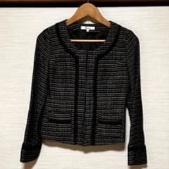 &byp&D ノーカラーツイードジャケットのサムネイル