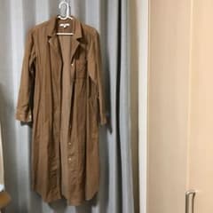 コーデュロイロングシャツワンピースのサムネイル