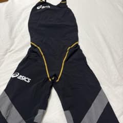 asics 競泳水着 ブラック/イエローのサムネイル