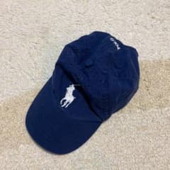 ラルフローレン、キャップ 帽子　ネイビー　キッズのサムネイル