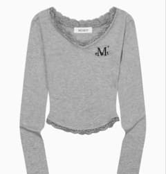 mucent サニアレースVネック長袖Tシャツのサムネイル