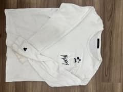 VENCE EXCHANGE ミッキー 長袖Tシャツ ホワイト Mサイズのサムネイル