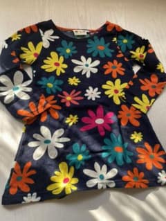 【size110 可愛い】花柄チュニックのサムネイル
