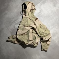 US ARMY ケミカルプロテクティブジャケット　デザートカモ　アメリカ軍　短丈 00s US ARMY ケミカルプロテクティブジャケット デザートカモ 迷彩 L