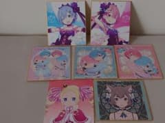 Re:ゼロから始める異世界生活 色紙 7枚セットのサムネイル
