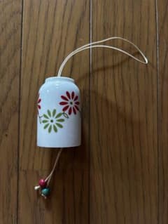 陶器製 花柄 風鈴のサムネイル